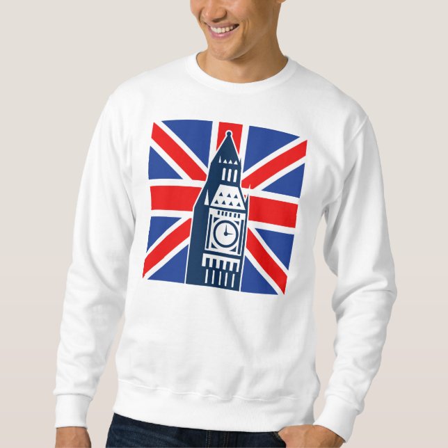 Londoner Anruf Sweatshirt (Vorderseite)