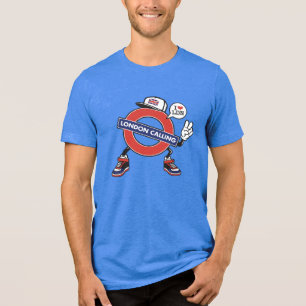 Londoner Anruf Tri-Blend Shirt