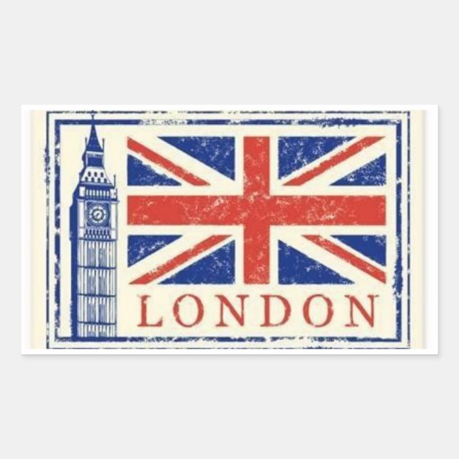 Londoner Aufkleber (Vorderseite)