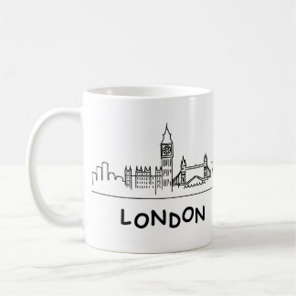 Londoner Becher Kaffeetasse