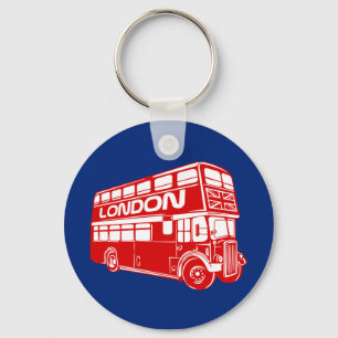 Londoner Busknopf Schlüsselanhänger