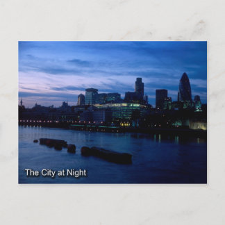 Londoner City am Nachmittag Postkarte