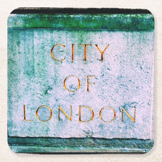 Londoner City - Untersetzer (Vorderseite)