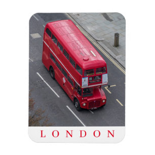 Londoner Doppeldecker-Kühlschrankmagnet Magnet