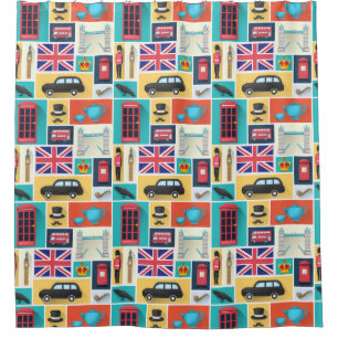 Londoner Duschvorhang