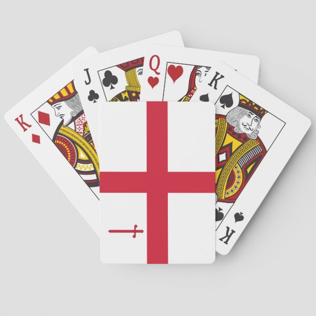 Londoner Flagge Spielkarten (Rückseite)