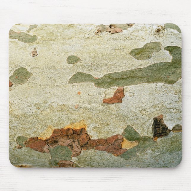 Londoner Flugzeug Holz Rinde Natur Pflanze Textur  Mousepad (Vorne)