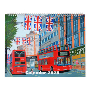 Londoner Kalender der Königin Jubilee 2025