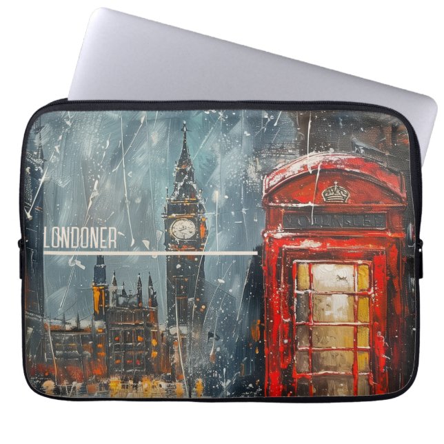 Londoner Laptopschutzhülle (Vorderseite)