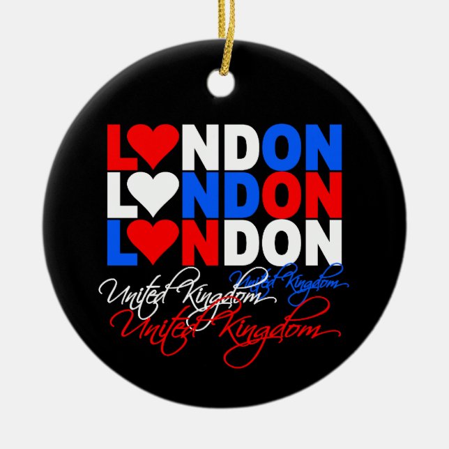 Londoner Ornamnet Keramikornament (Vorne)