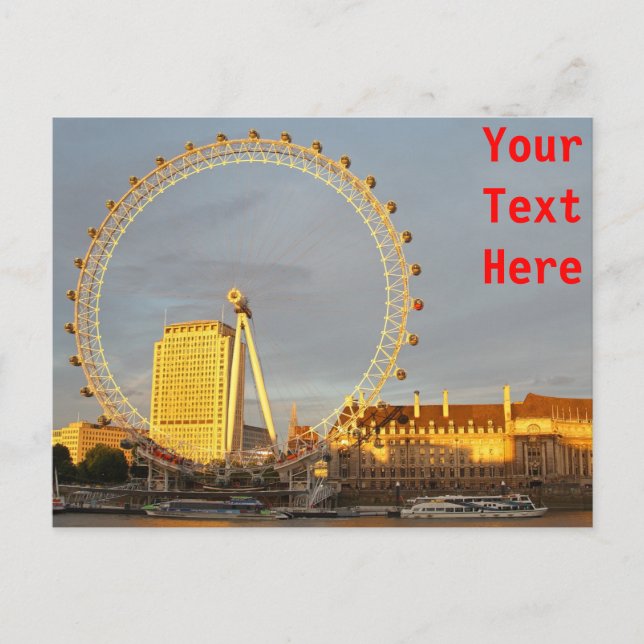Londoner Postkarte (Vorderseite)