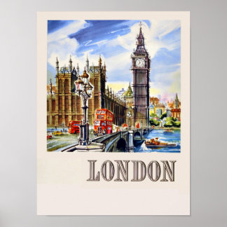 Londoner Reiseplakat Poster