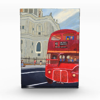 Londoner Roter Bus Fotoblock