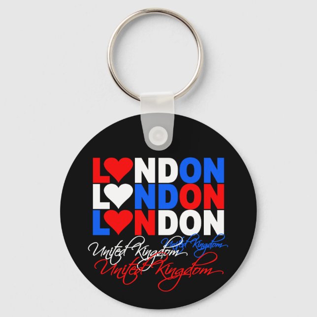 Londoner Schlüsselanhänger (Vorderseite)