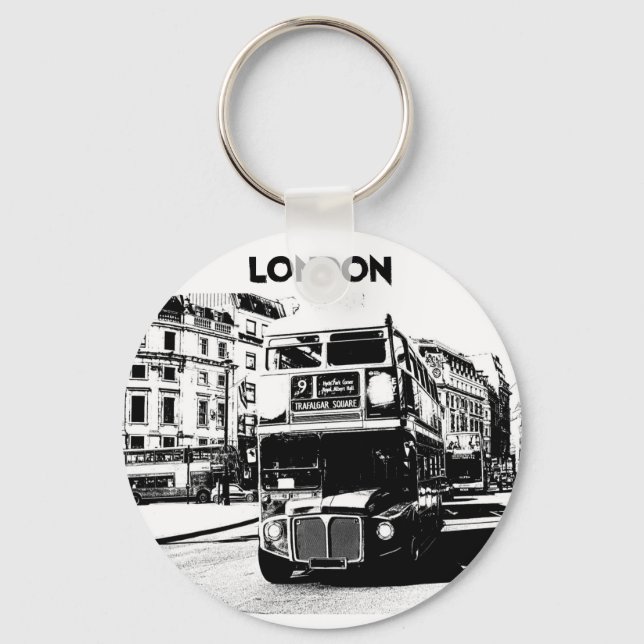 Londoner Schlüsselring Schlüsselanhänger (Vorderseite)