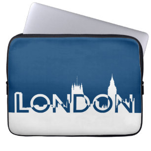 Londoner Silhouette Laptopschutzhülle