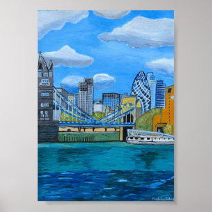 Londoner Skyline Poster