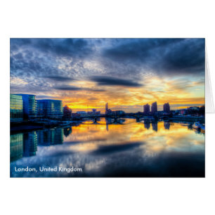 Londoner Stadtbild von Chelsea Bridge