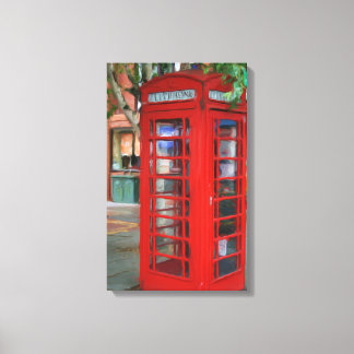 Londoner Telefonkabine Canvas Print Leinwanddruck