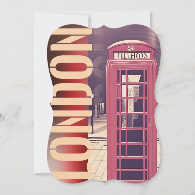 Londoner Telefonzelle (Vorderseite)