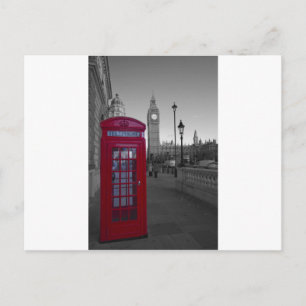Londoner Telefonzelle Postkarte