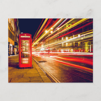 Londoner Telefonzelle Postkarte