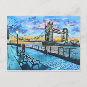 Londoner Themse Postkarte