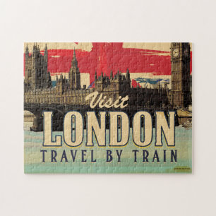 Londoner Vintage-Poster besuchen