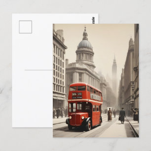 Londoner Vintage-Poster Postkarte