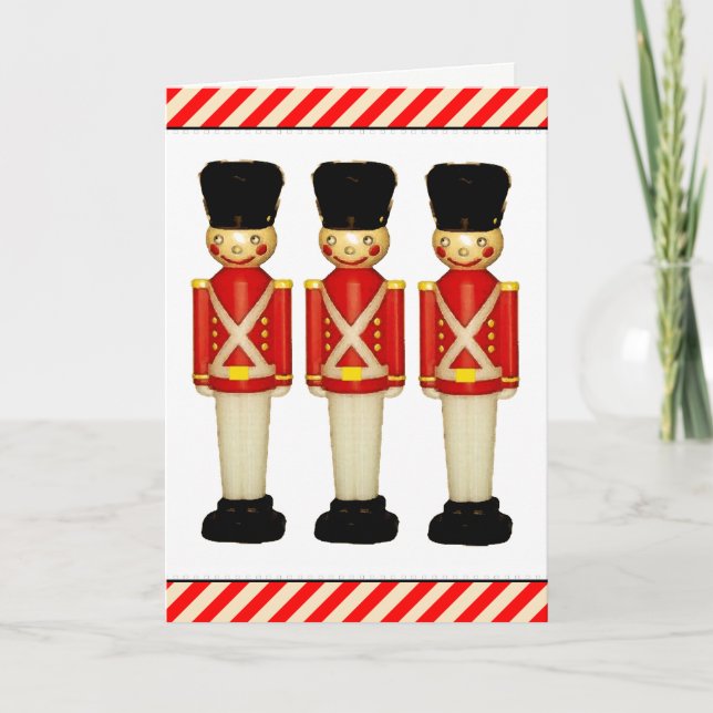 Londoner WeihnachtsWeihnachten Feiertagskarte (Vorderseite)