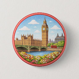 Londons Big Ben Button
