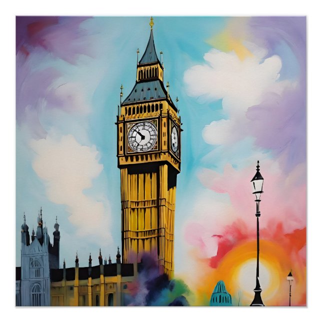Londons Big Ben  Poster (Vorderseite)