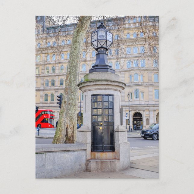 Londons kleinste Polizeistation Postkarte (Vorderseite)