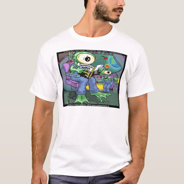 Londons Times Cartoon T-Shirts (Vorderseite)