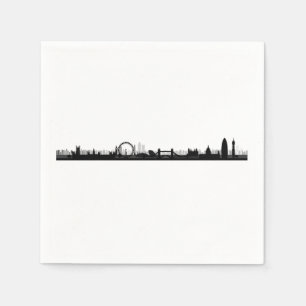 Londonskyline-Themed Party-Papierservietten Serviette
