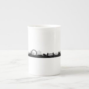 Londonskyline-Themed Tee-Tasse Prozellantasse
