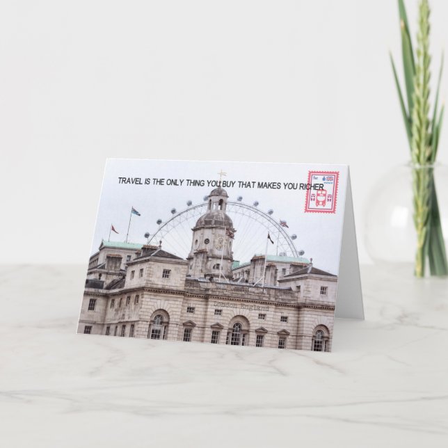 LONDRES ANCIENNE ET NOUVELLE Carte de voeux (Devant)