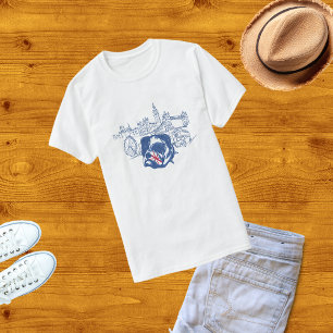 Londres Angleterre Anglais Bulldog TShirt