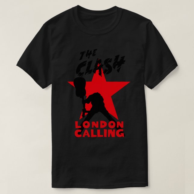 Londres Appelle Le T-shirt de l'affrontement (Design devant)