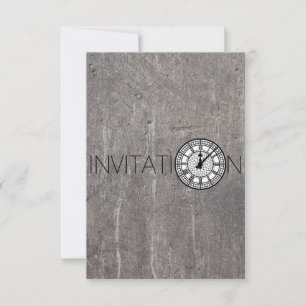 Londres Big Ben Invitation Conceptuel
