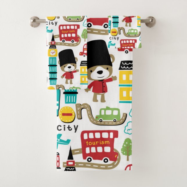 Londres Big City Et Bear Guard Motif (En situation)