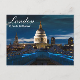 Londres - Carte postale de la cathédrale St Paul