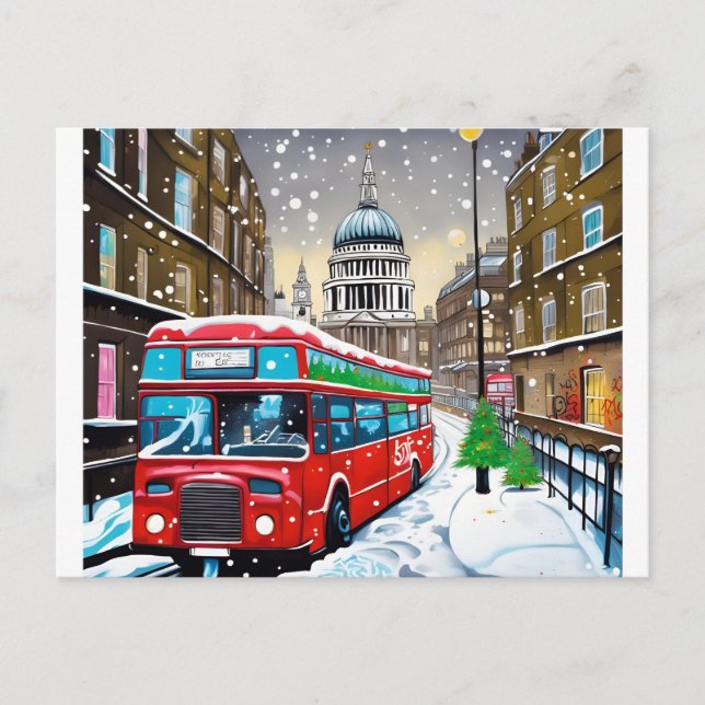 Londres, hiver - Carte Noël 006 (Devant)