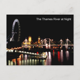 londres la nuit carte postale