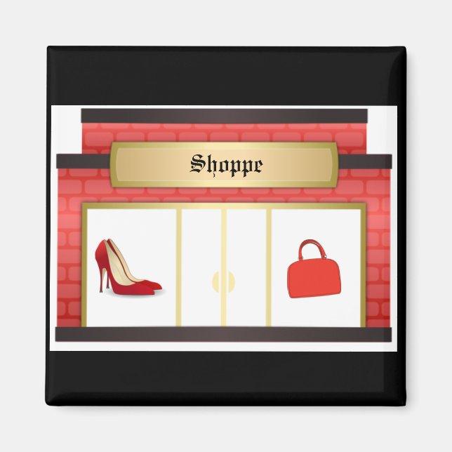 Londres Magnet Thème Shopping (Devant)