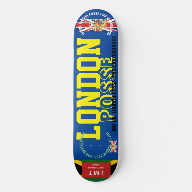 LONDRES POSSE 8 Pont de Skateboard 1/4" (Recto)