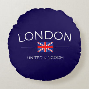Londres Rundes Kissen