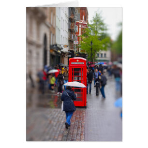 Londres typique - N'oubliez pas la carte parapluie