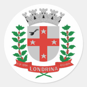 Londrina Paraná, Brasilien Runder Aufkleber