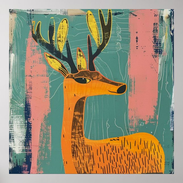 Lone Buck 🦌 Poster (Vorne)